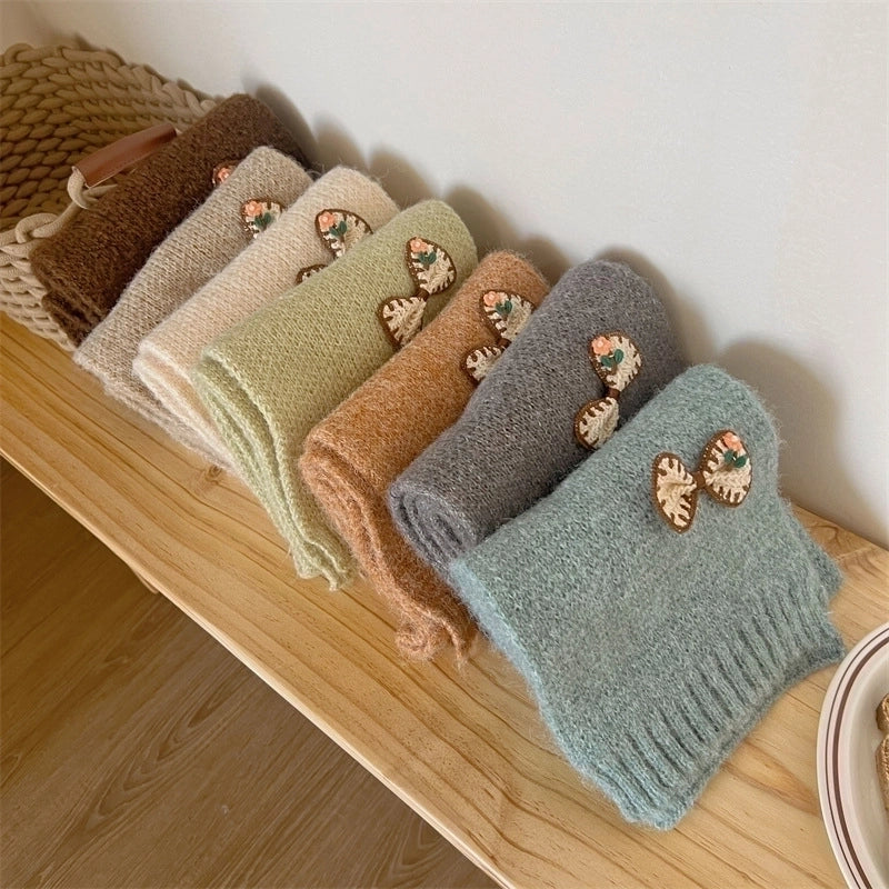 Women's Elegant Business Color Block Polyester Scarf