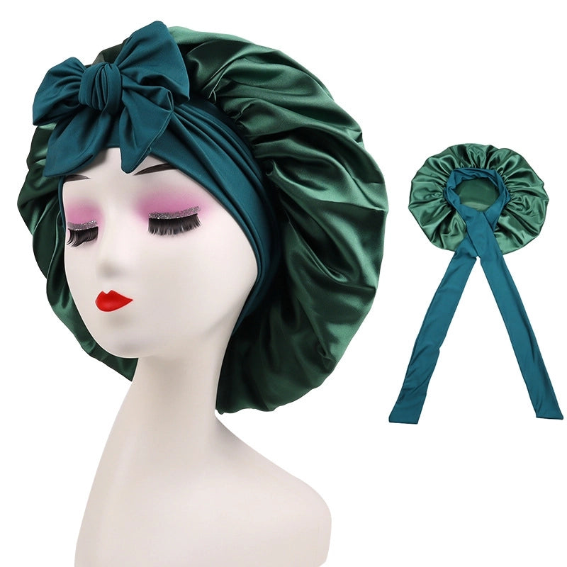 2 Pieces Women's Solid Color Solid Color Eaveless Hair Cap