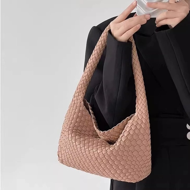 Summer Handmade Woven Bag Women's Bag New Fashion Small Bag Underarm Bag Crossbody Shoulder Hand Bag