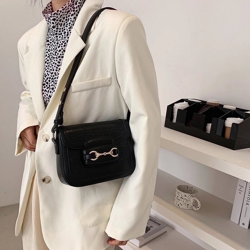 Women's All Seasons Pu Leather Classic Style Shoulder Bag