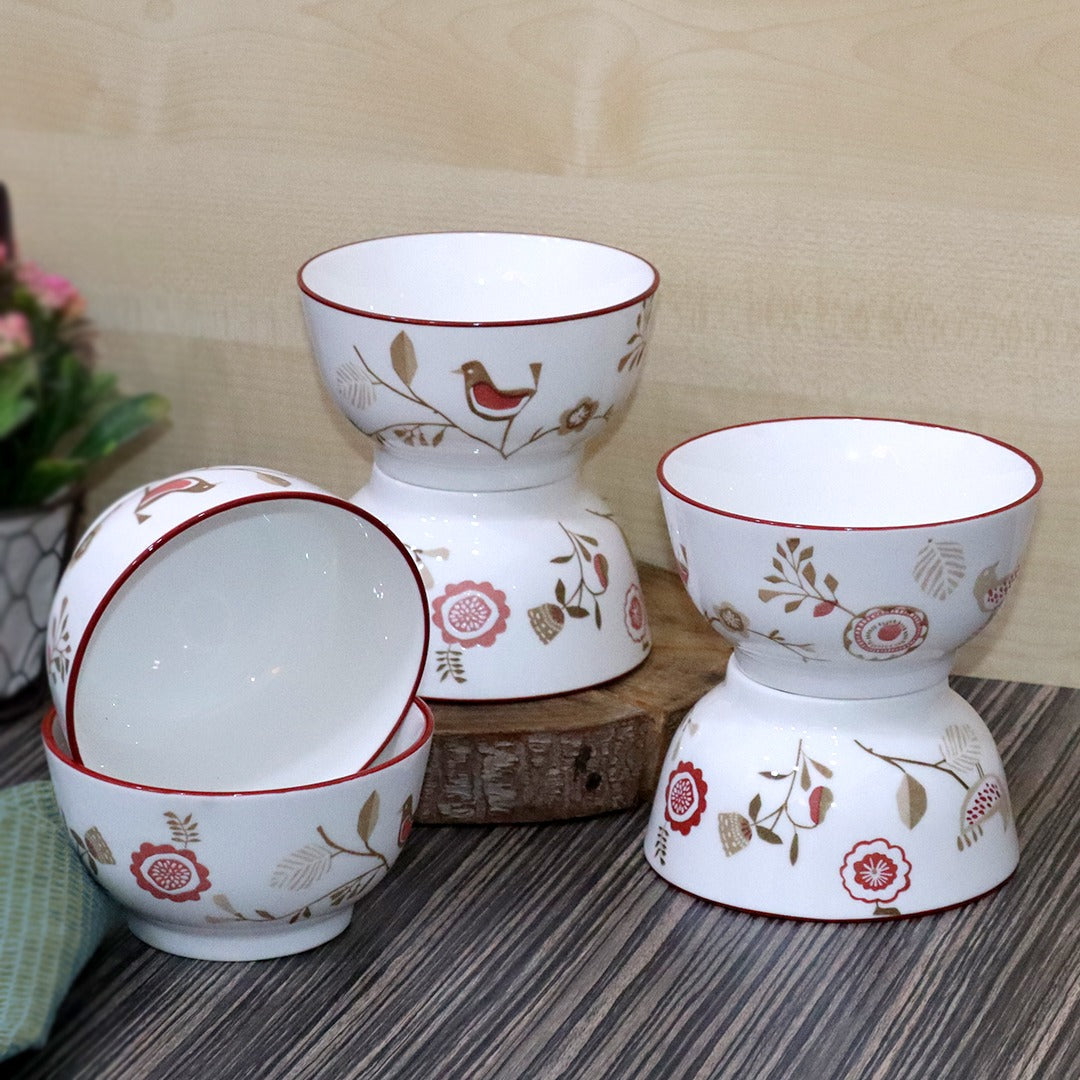 Birdie Porcelain Bowl (6pcs)