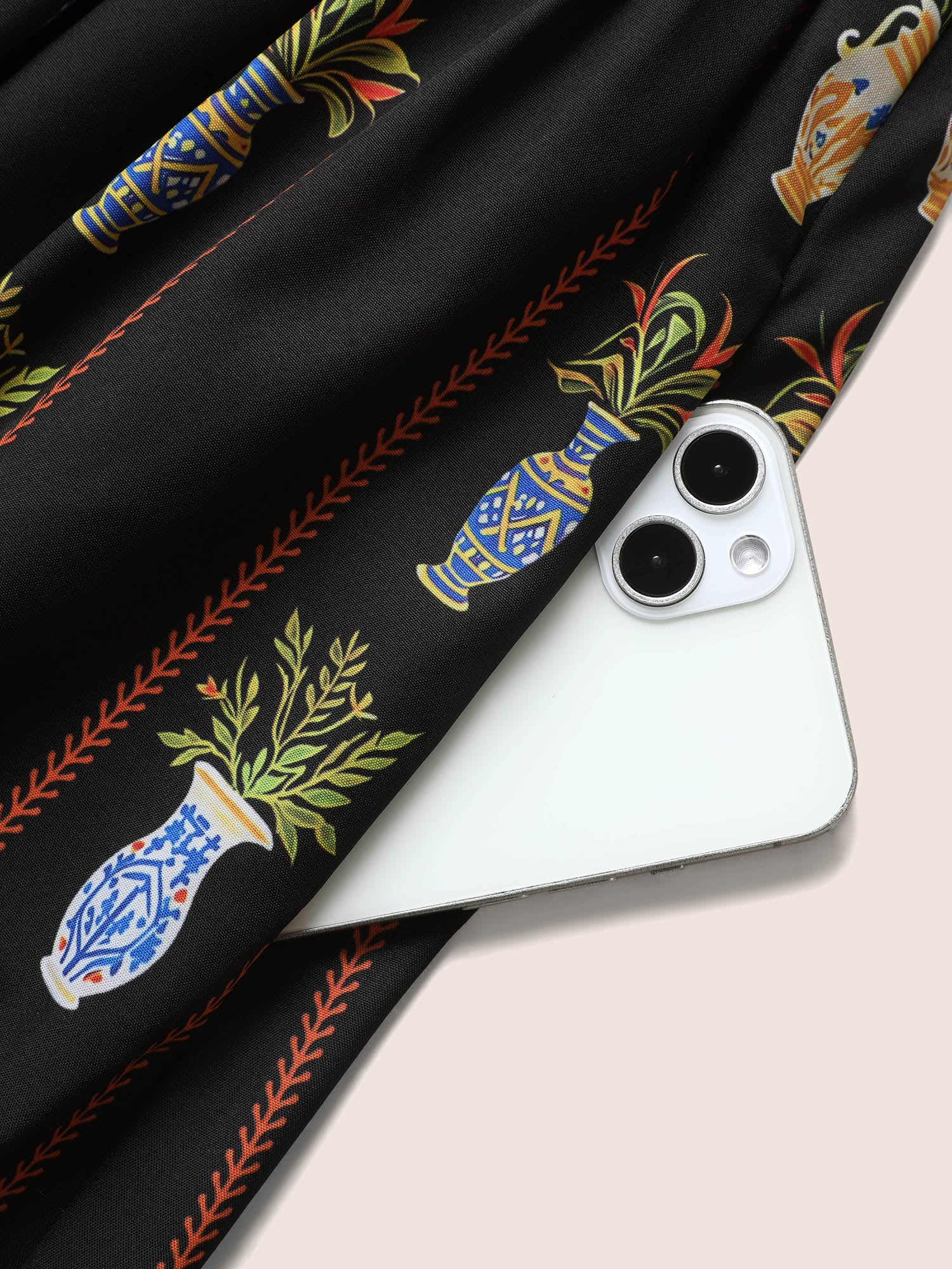 Boho Print Off Shoulder Woven Ribbon Dress