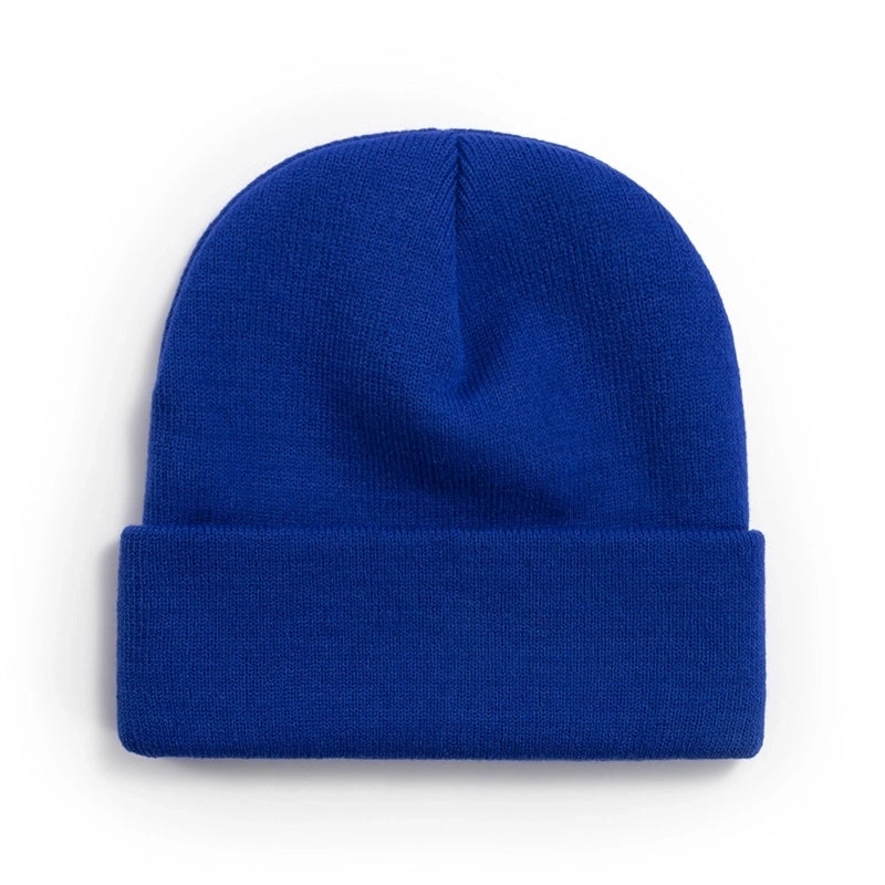 Unisex Minimalist Solid Color Eaveless Wool Cap