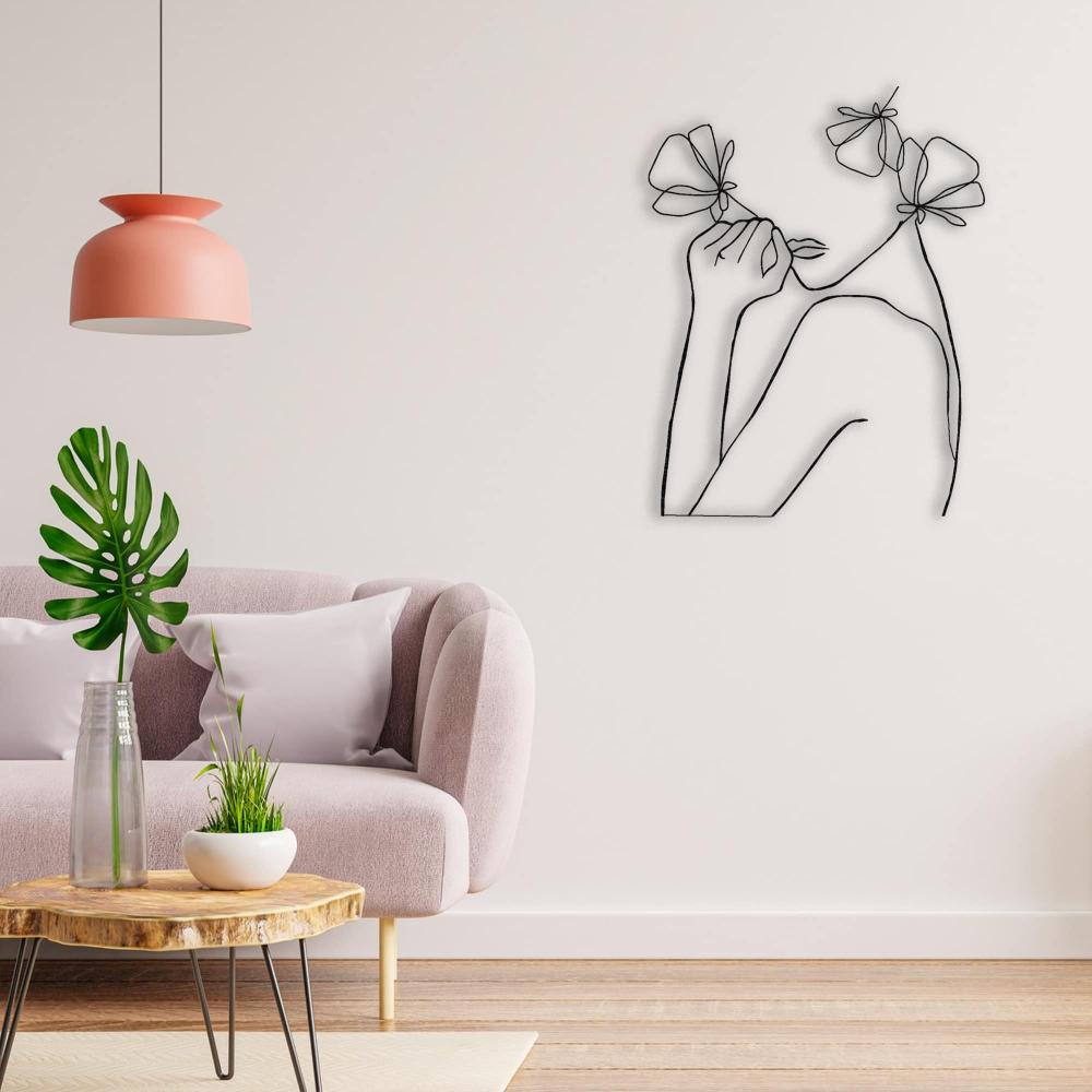 Ladies are Flowers Metal Wallart
