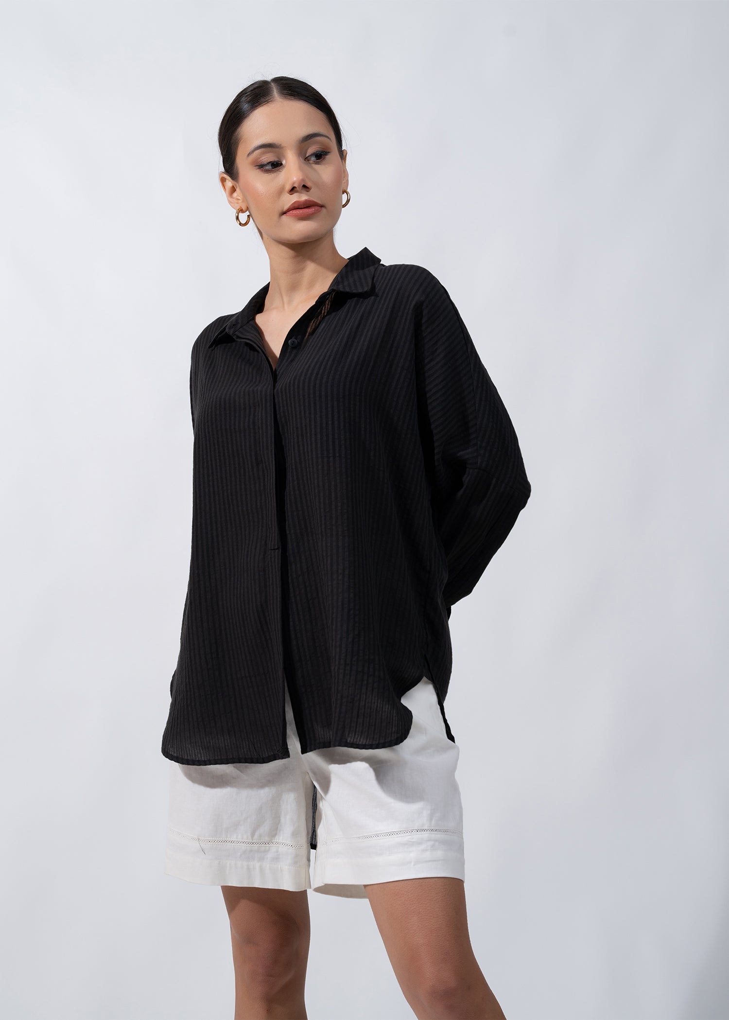 Oversize Shirt With Wide Cuff