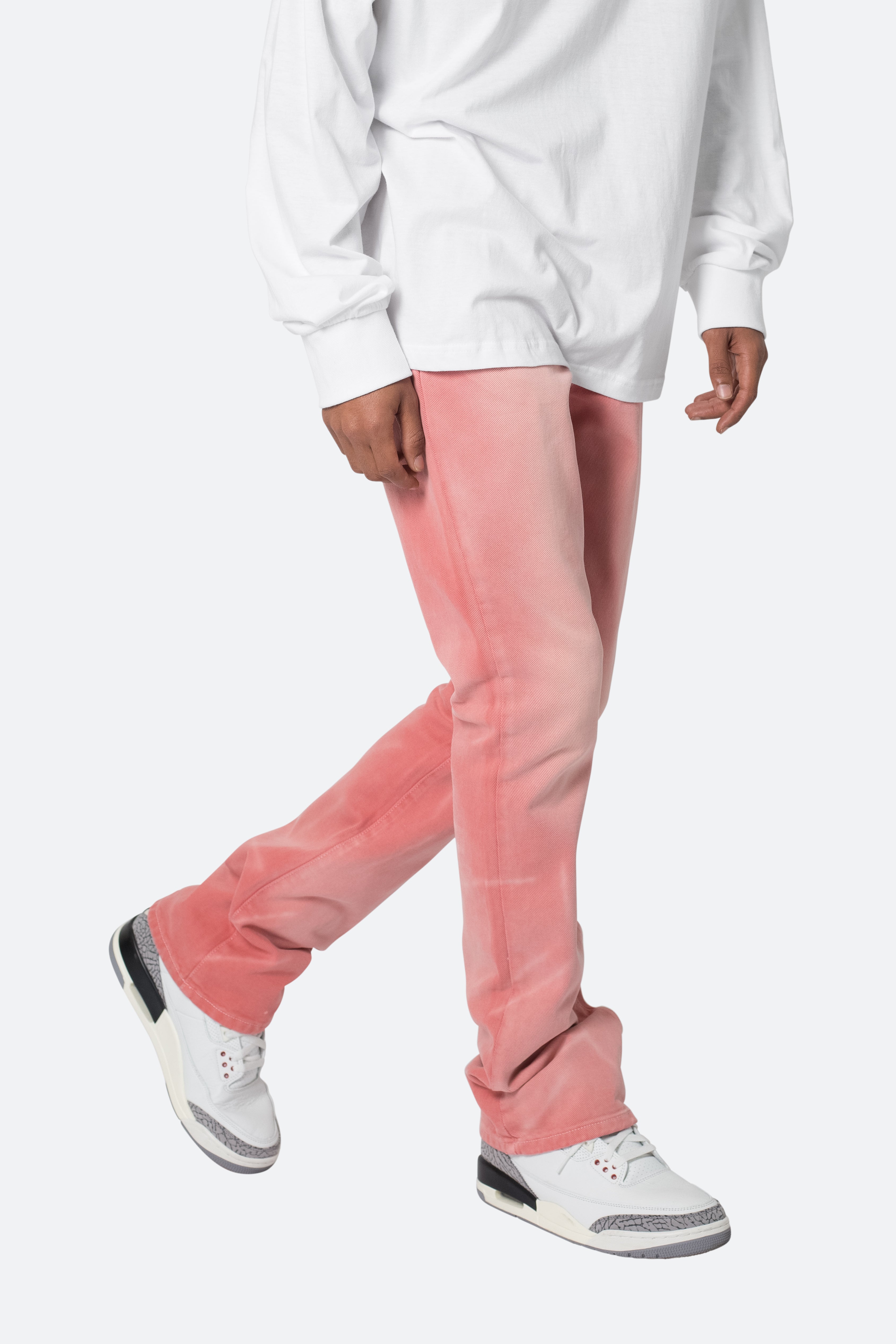 B593 Beach Flare Denim - Pink