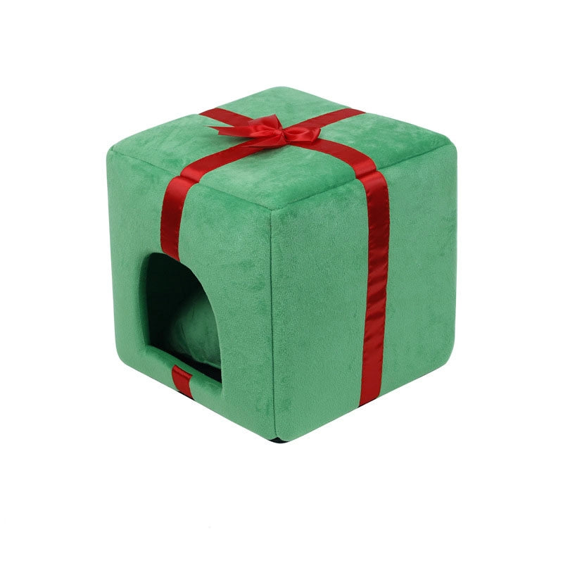 Minimalist Cloth Gift Box Pet Bed