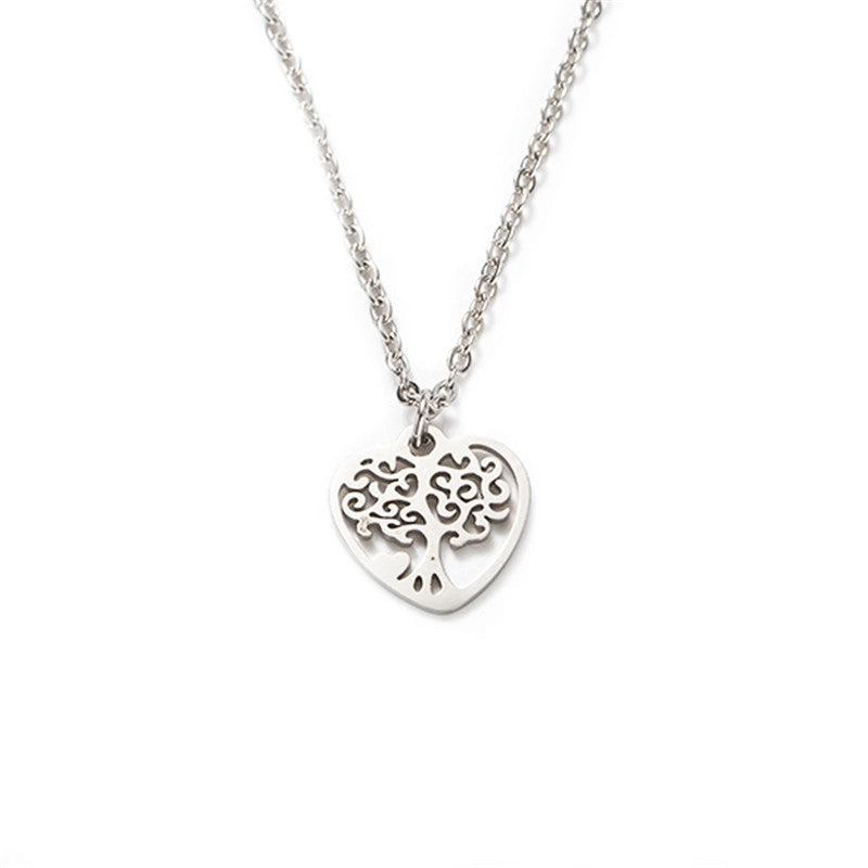 Fashion Heart Stainless Steel Necklace