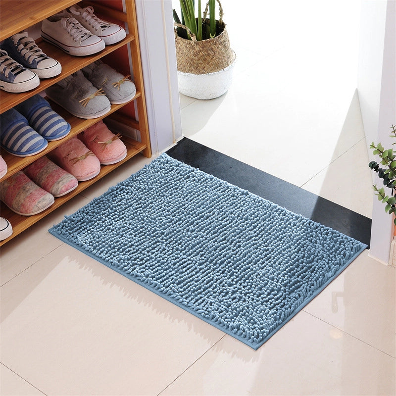 Floor Mats Chenille Floor Mats Bedroom Kitchen Living Room Carpet Bathroom Door Absorbent Anti-Slip Floor Mats Foot Mats