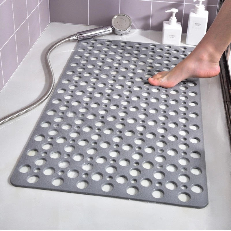 Bathroom Non-slip Mat Round Hole Leaking Non-slip Floor Mat With Suction Cup Shower Room Bathroom Bath Hydrophobic Floor Mat