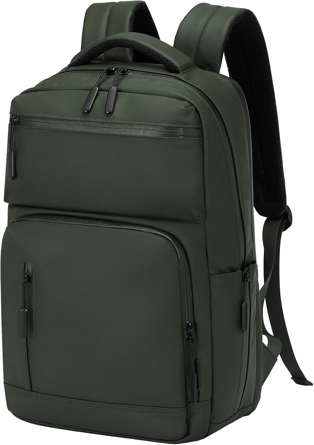Waterproof Laptop Backpack for Men & Women, Flight Approved Anti-Theft Daypack with 15.6-inch Laptop Sleeve (Black)