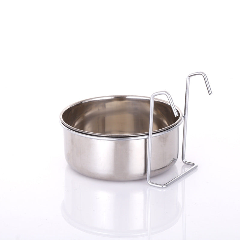 Stainless Steel Dog Food Bowl Cage