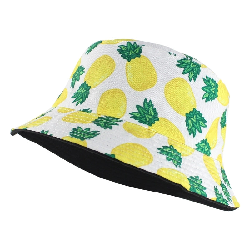 New Double-sided Basin Hat Summer Sun Protection Outdoor Basin Hat Men And Women Personalized Printed Fashion Hat