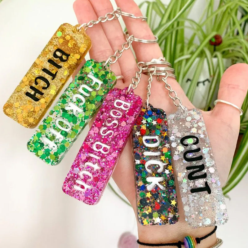 Swear Word Keychain