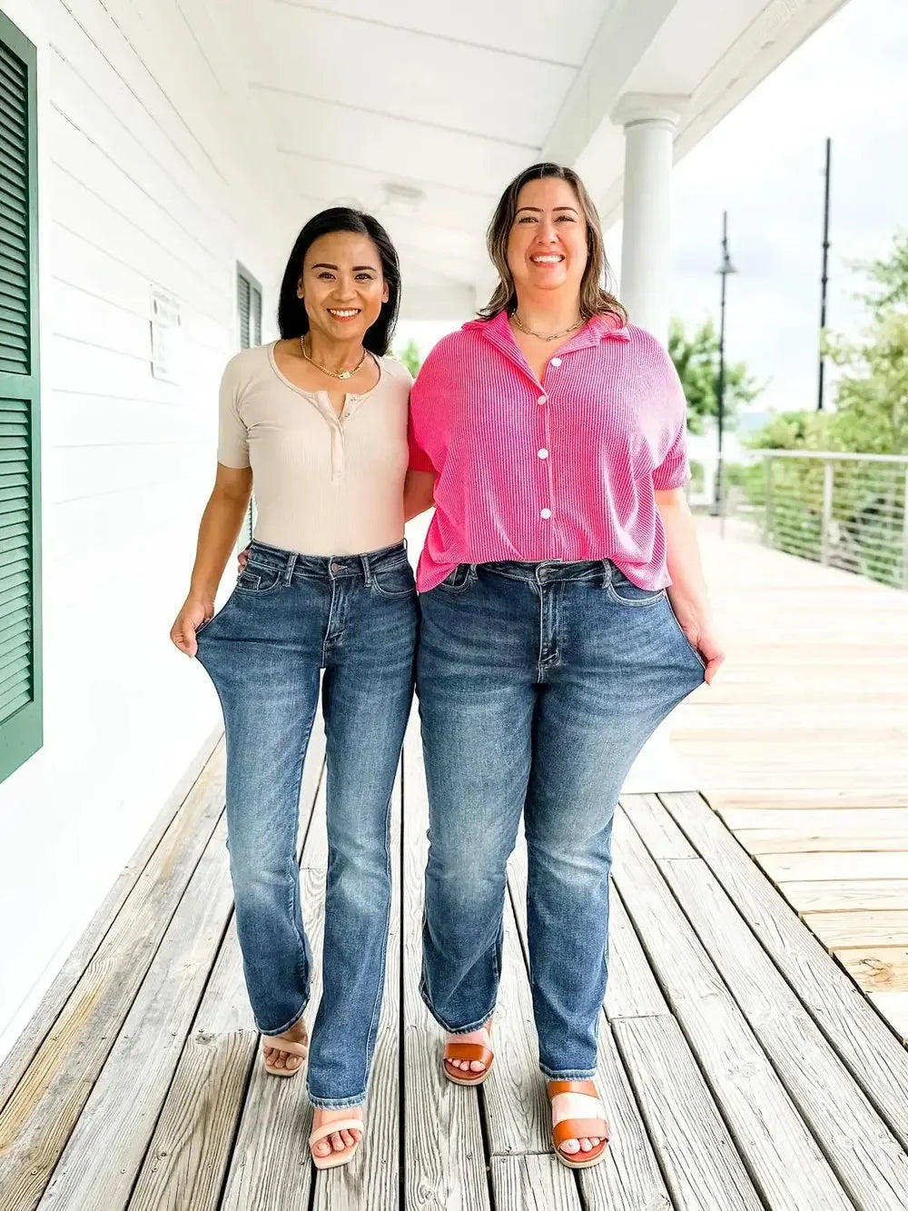 Tummy Control Bootcut Jeans