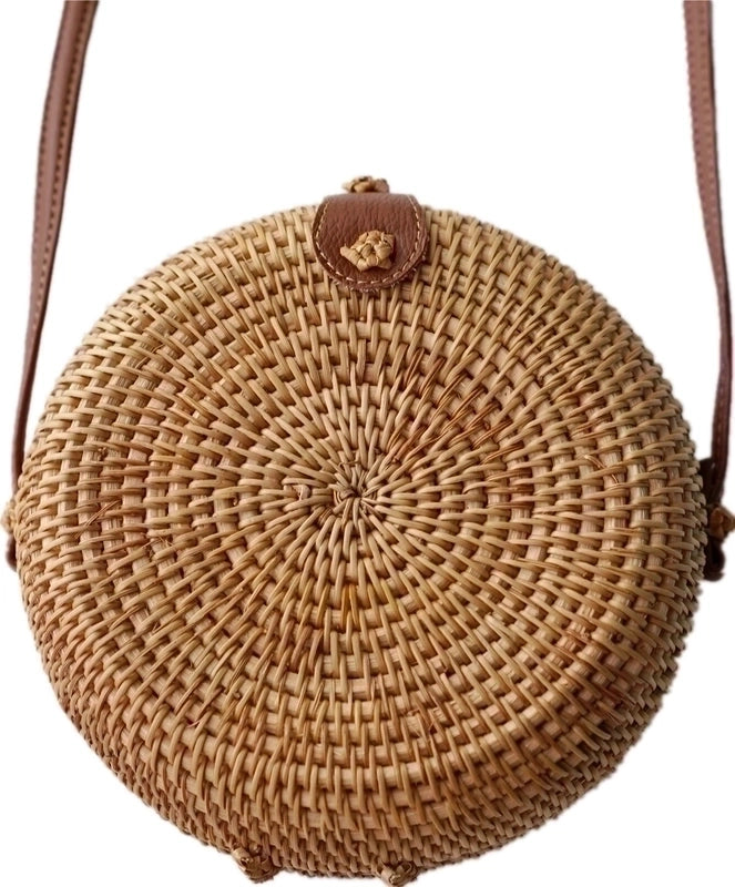 Women's All Seasons Straw Ethnic Style Straw Bag
