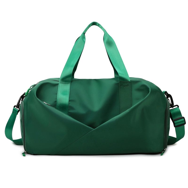 New Fashion Fitness Travel Bag Portable Shoulder Large Capacity Oxford Cloth Dry And Wet Separate Sports Bag Independent Shoe Bin