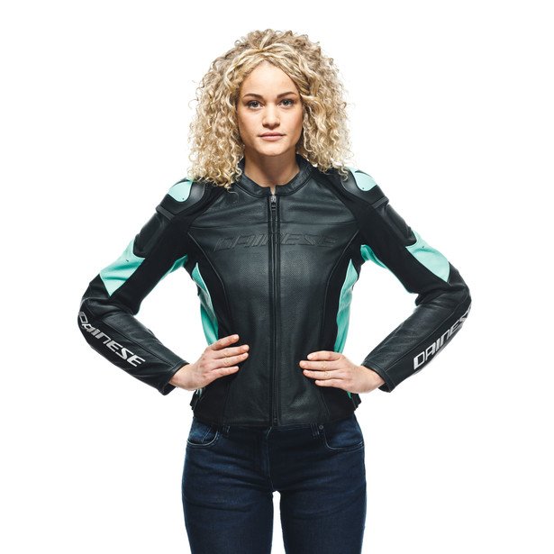 RACING 4 LADY LEATHER JACKET