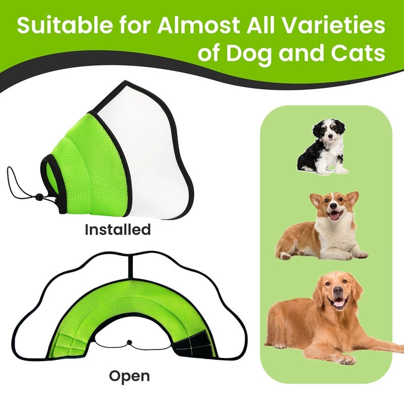 Elizabeth Ring Pet Postoperative Recovery Adjustable Protective Cover Cats And Dogs Sterilization Collar Anti-Licking Anti-Scratch Ring