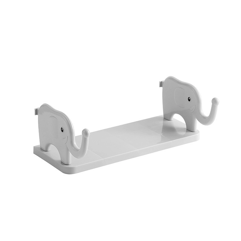 Elephant Storage Rack New Punch-free Wall-mounted Storage Rack Kitchen Bathroom Draining Study Multi-functional Storage Rack