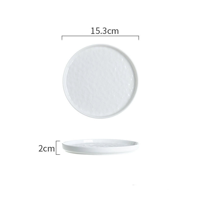 Ceramic Bowl Dish Tableware Household Plate Fish Plate Dish Soup Bowl Rice Bowl Simple Light Luxury Noodle Bowl