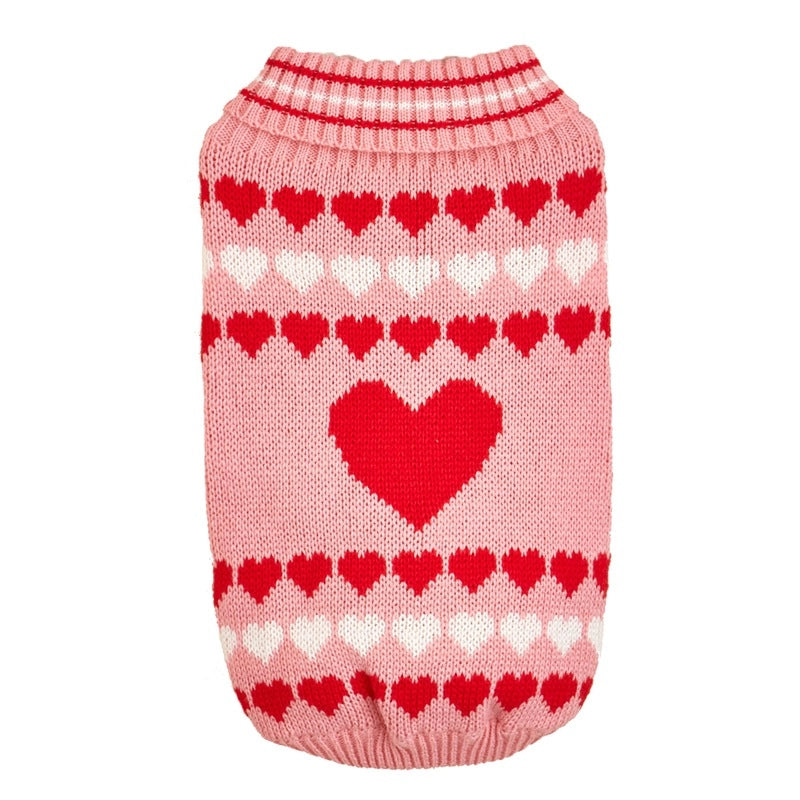Cute Acrylic Valentine'S Day Heart Shape Pet Clothing