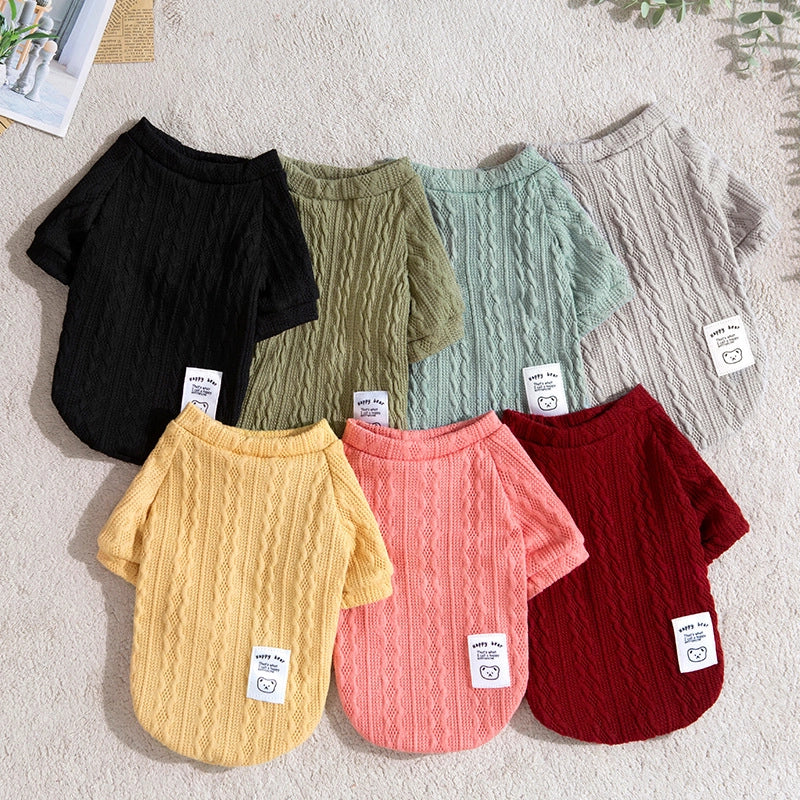 Pet Sweater New For Autumn And Winter Cat And Dog Clothes Cat Dog Wool Sweater