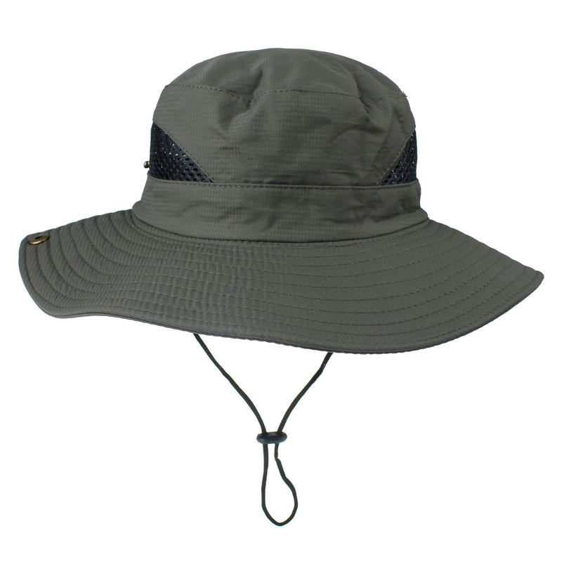 Unisex Minimalist Solid Color Elastic Drawstring Design Flat Eaves Sun Hat
