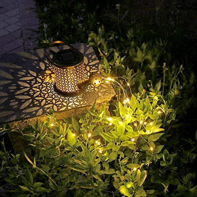 49% OFF- Solar Waterfall Lights