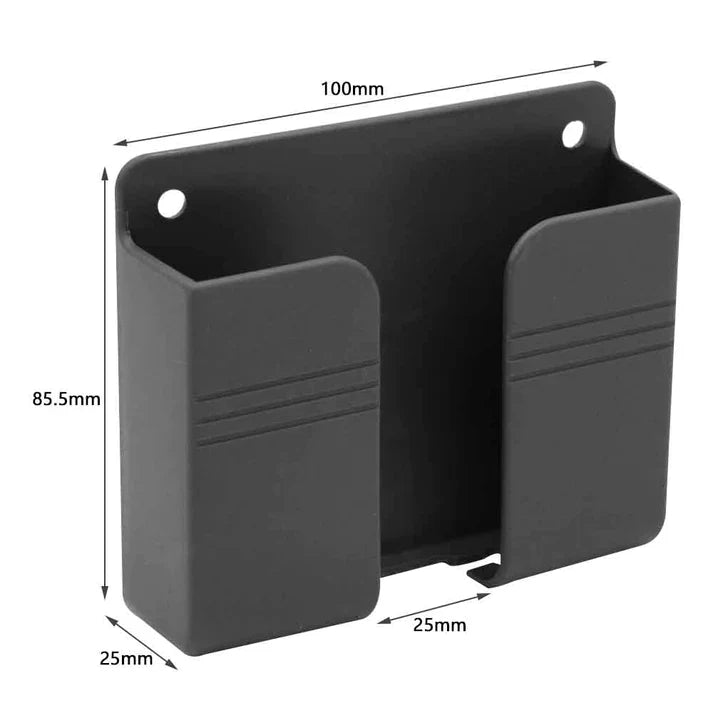 Pack Of Two Mobile Charging Holder Wall Mounted