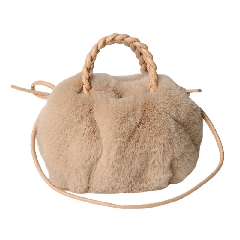 Halloween Medium Plush Oval Magnetic Buckle Cloud Shape Bag