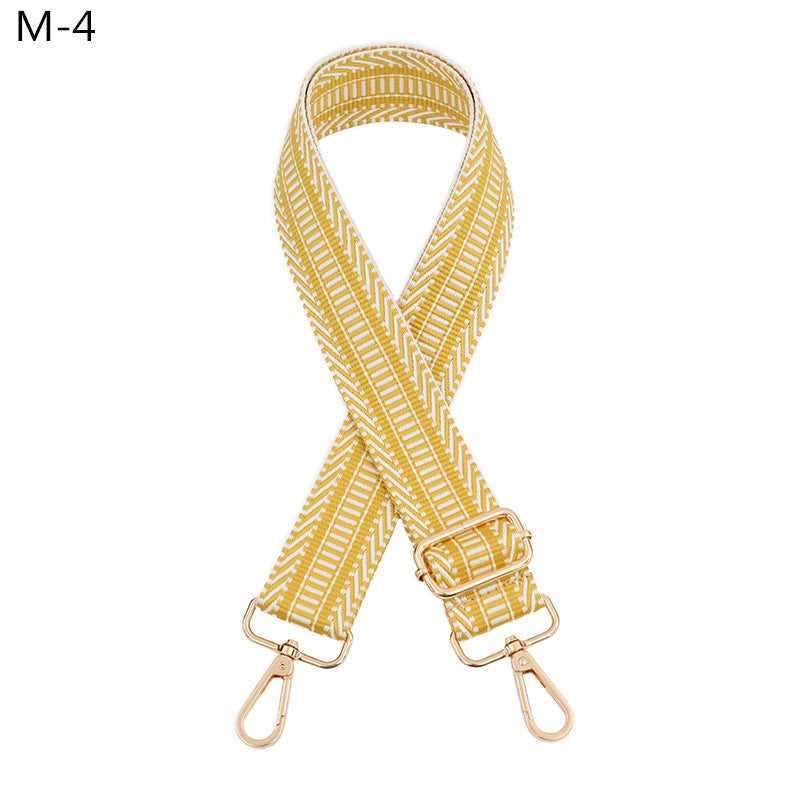 All Seasons Polyester Color Block Bag Strap