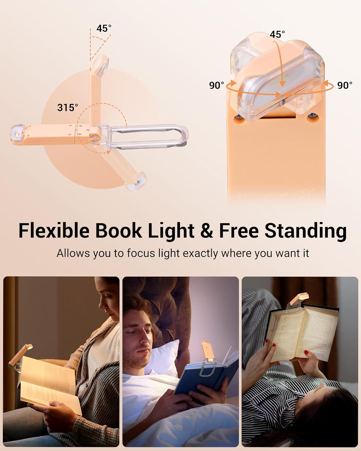 Rechargeable Book Light