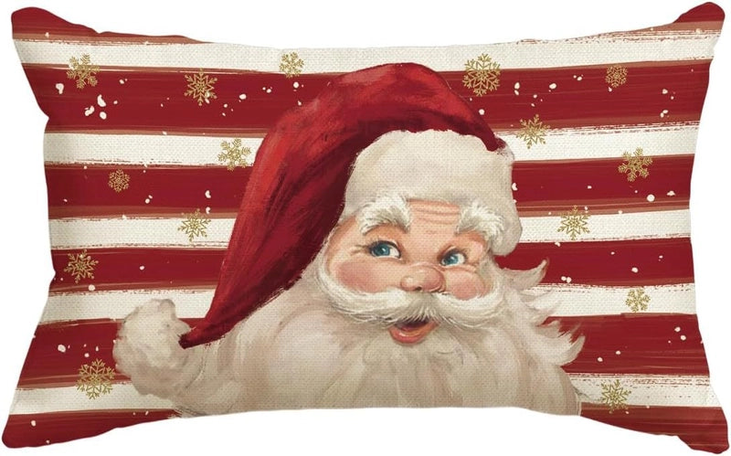 Christmas Vacation Letter Linen Pillow Cases Couch & Sofa Decor
