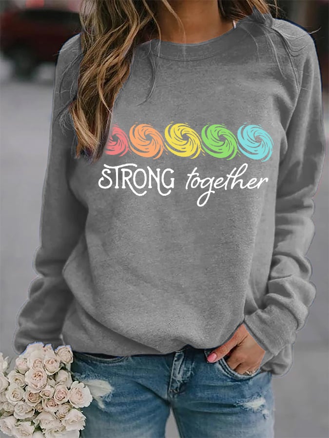 Women's Hurricane Helene 2024 Strong Together Sweatshirt