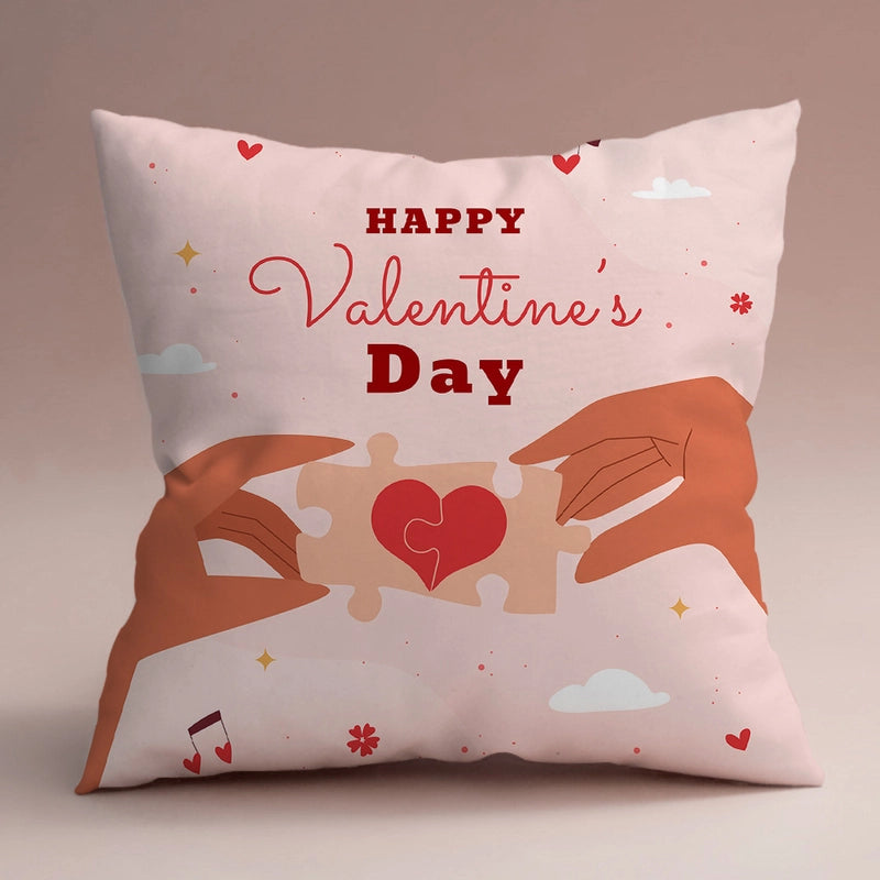 Valentine'S Day Minimalist Letter Polyester Pillow Cases Couch & Sofa Decor