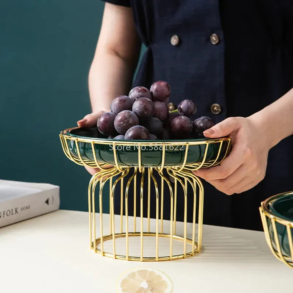 Ceramic fruit platter