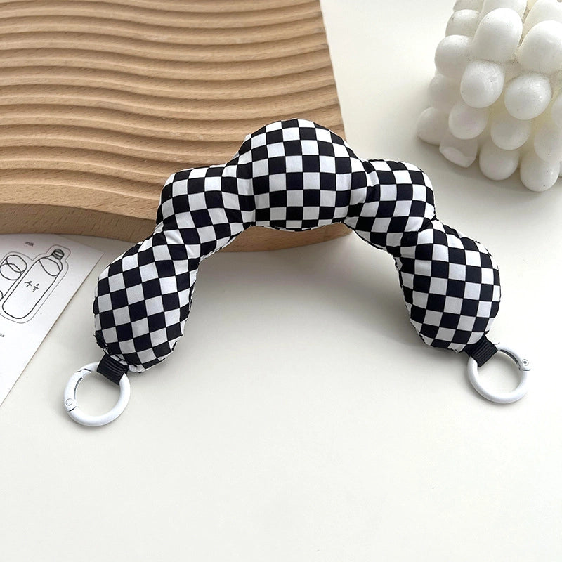 Women's Polyester Printing Animal Color Block Cute Square Buckle Shoulder Bag Phone Wallets