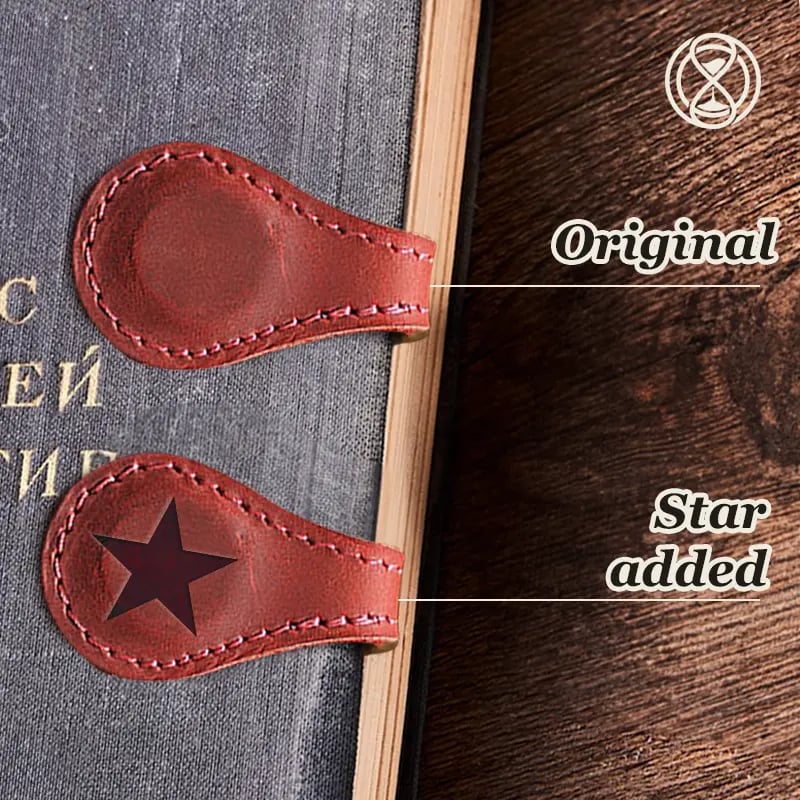 🔥Christmas Special Promotion 49% OFF -🎅 TimelessMark–Personalized Magnetic Leather Bookmark💥Buy 2 Get Free Shipping💥