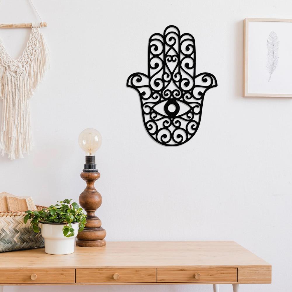 Hamsa Hand Metal Decor