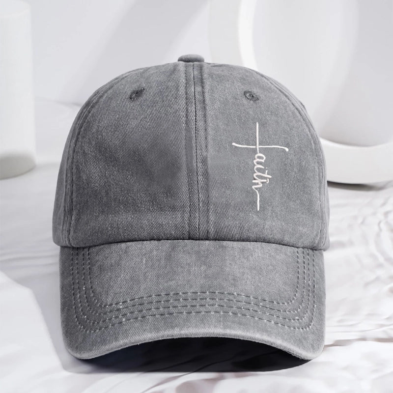 Unisex Preppy Style Minimalist Streetwear Letter Embroidery Wide Eaves Baseball Cap