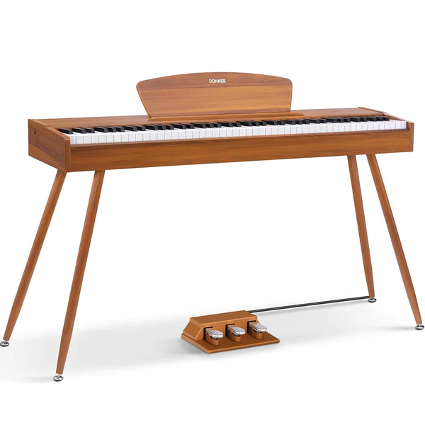 ✨Donner DDP-80 Wooden Style with Stand & Triple Pedals