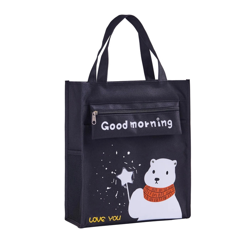 Unisex Cute Cartoon Oxford Cloth Waterproof Shopping Bags