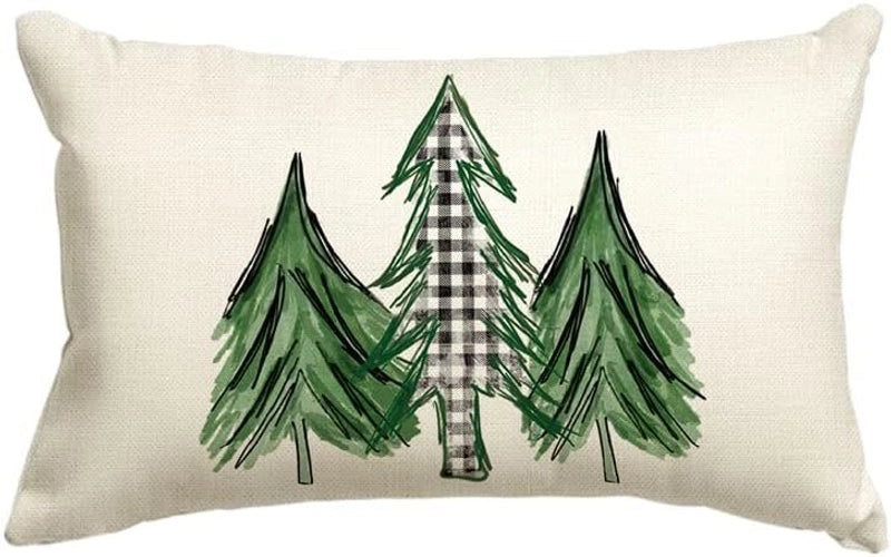 Christmas Vacation Letter Linen Pillow Cases Couch & Sofa Decor