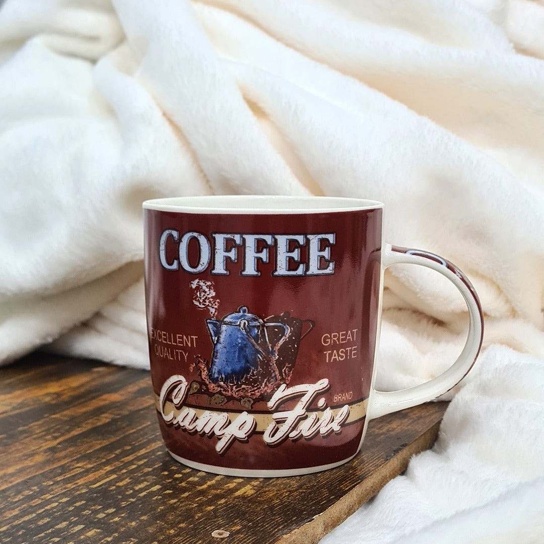 Brown Coffee Porcelain Mugs