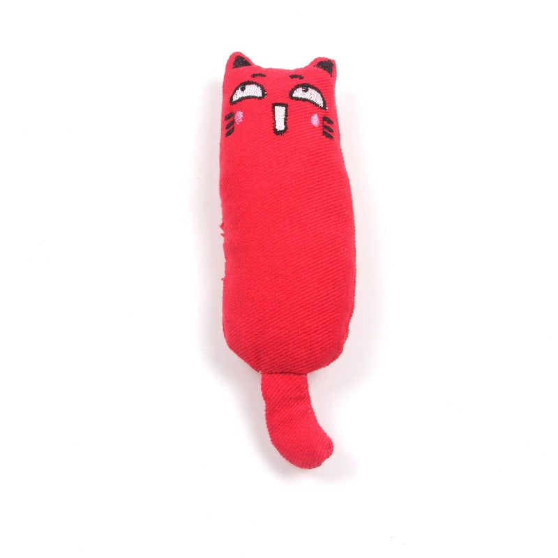 Teeth Grinding Cat Pillow