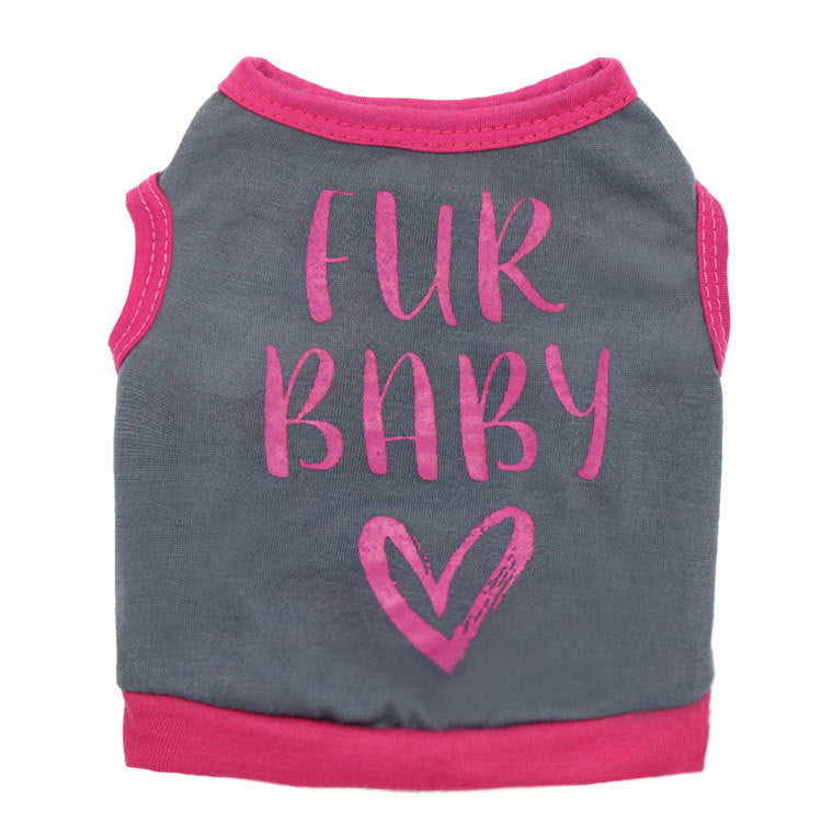 Fur Baby Printed Dog Cat Vest