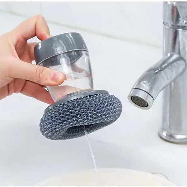 ? BIG SALE - HALF PRICE??Kitchen Soap Press Dispensing Palm Brush