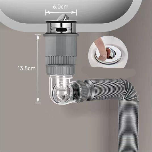 Universal Rotation of Anti-Odor Anti-Clogging Sewer Pipes