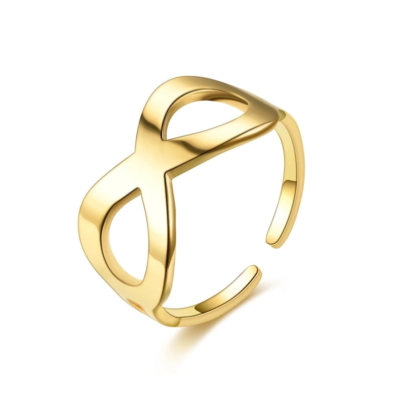 Heart Titanium Steel 18K Gold Plated Carving
